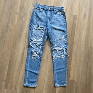 American Eagle Ripped Mom Jeans